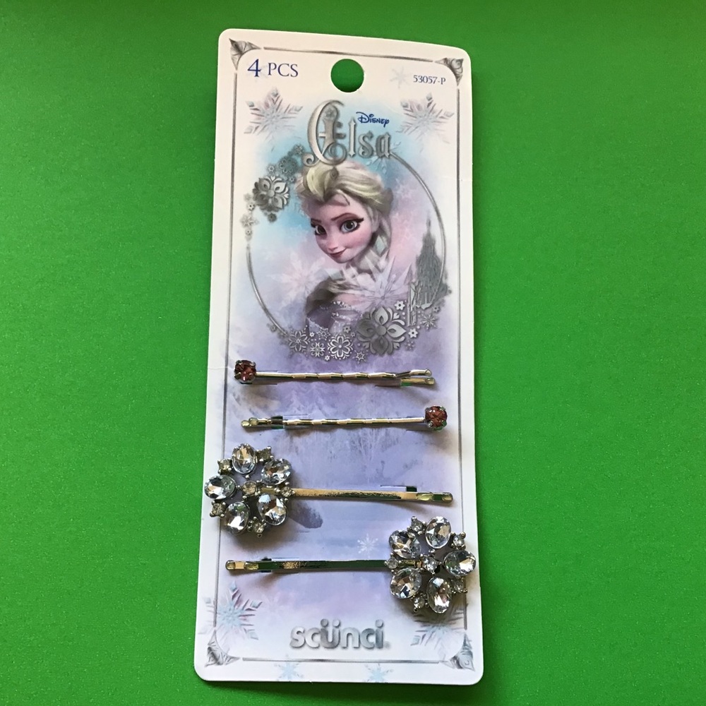 Scunci Disney Elsa Bedazzled Hairpins